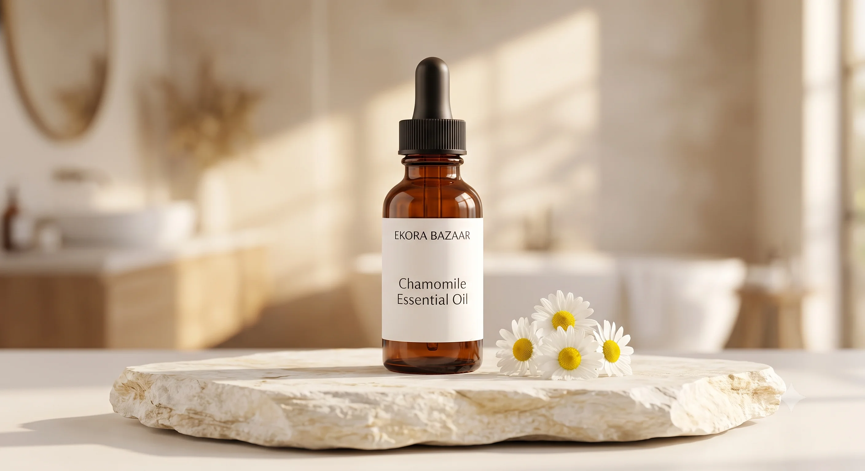 CHAMOMILE BLUE ESSENTIAL OIL 100% PURE, NATURAL & UNDILUTED OIL FOR SKIN CARE & HAIR CARE